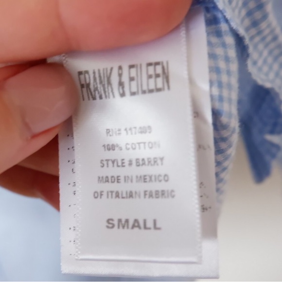 FRANK & EILEEN BARRY BUTTON UP - Picture 6 of 7